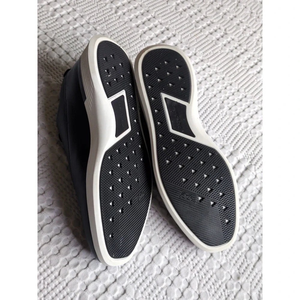 Wolf & Shepherd Crossover Longwing Calfskin Leather Black White Size 11.5 Mens